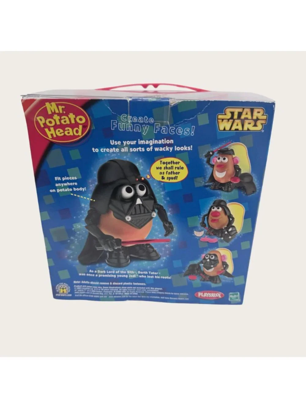 Star Wars Darth Tater Mr Potato Head Toy Ages 2+ Playskool Collectible